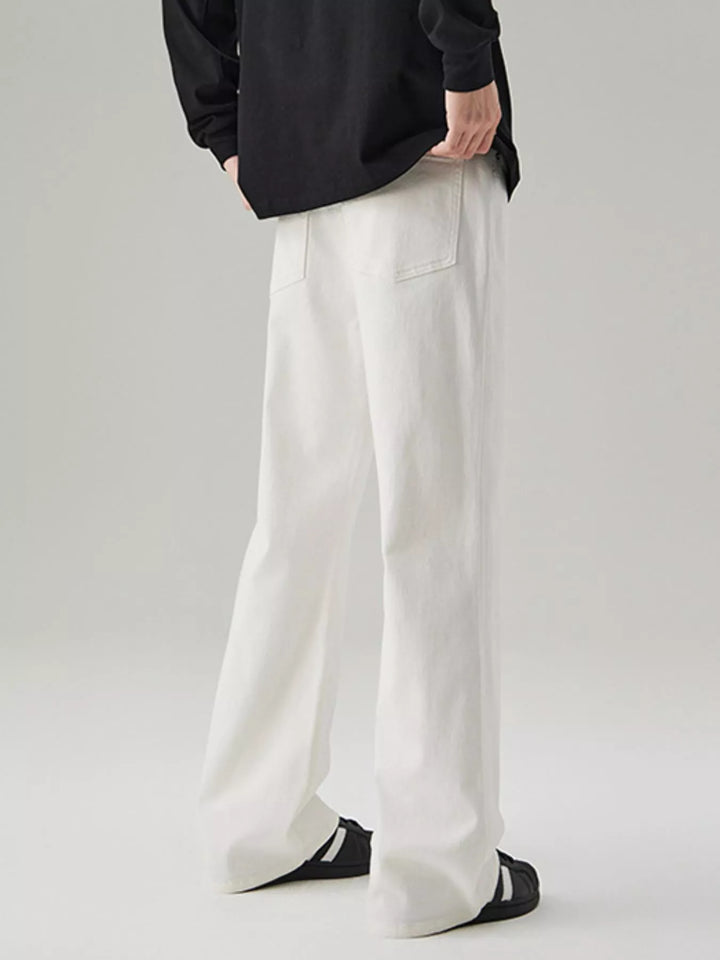 Men's Full Size Wide Leg Casual Jeans Plus Size