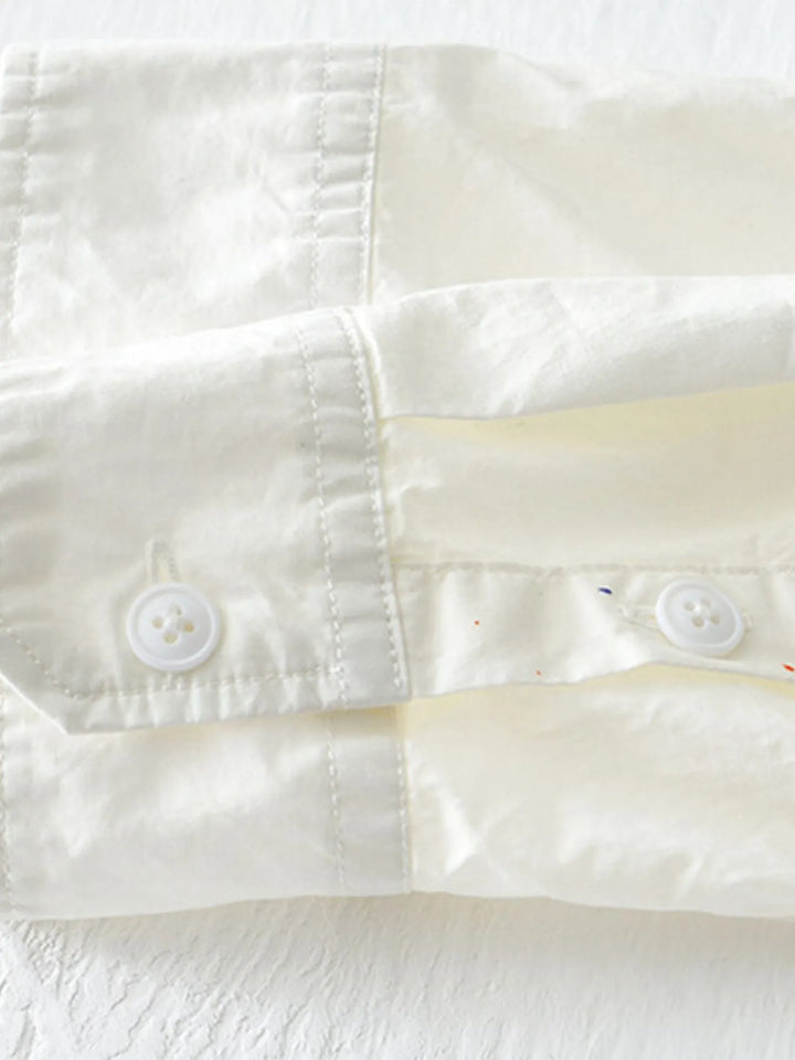 Men's Plus Size Button Up Long Sleeve Shirt