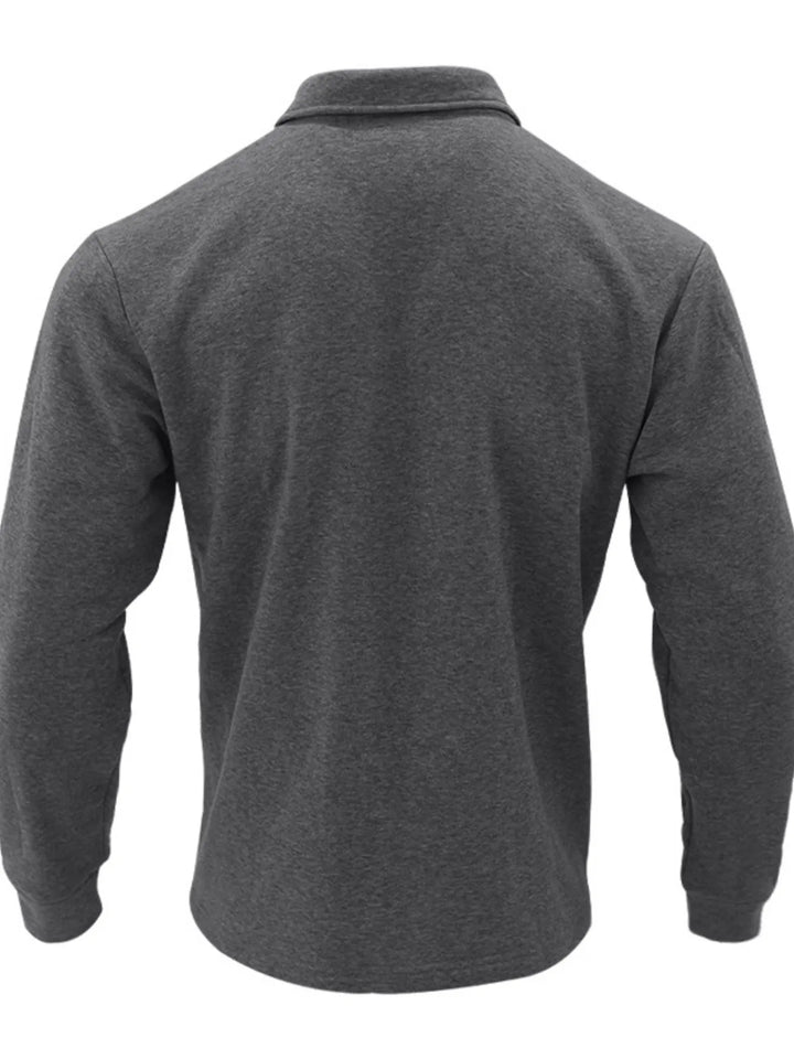 Men's Full Size Button Up Long Sleeve Jacket Plus Size