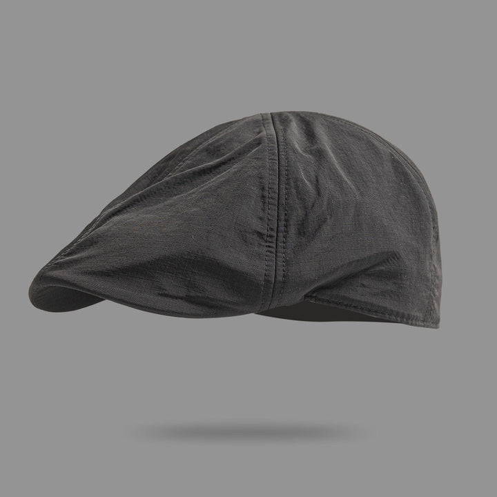 The Men's Solid Color Quick-drying Stitched Design-forward Retro Baseball Cap Is Suitable For Daily Casual Commuting And Street Wear.