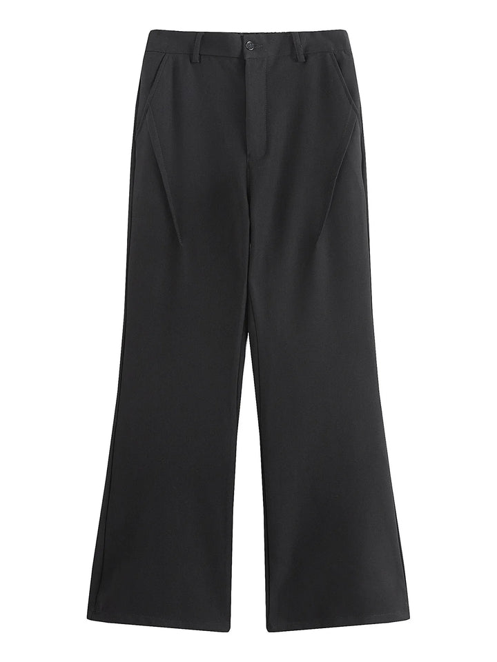 Men's Full Size Relaxed Fit Wide Leg Casual Pants Plus Size