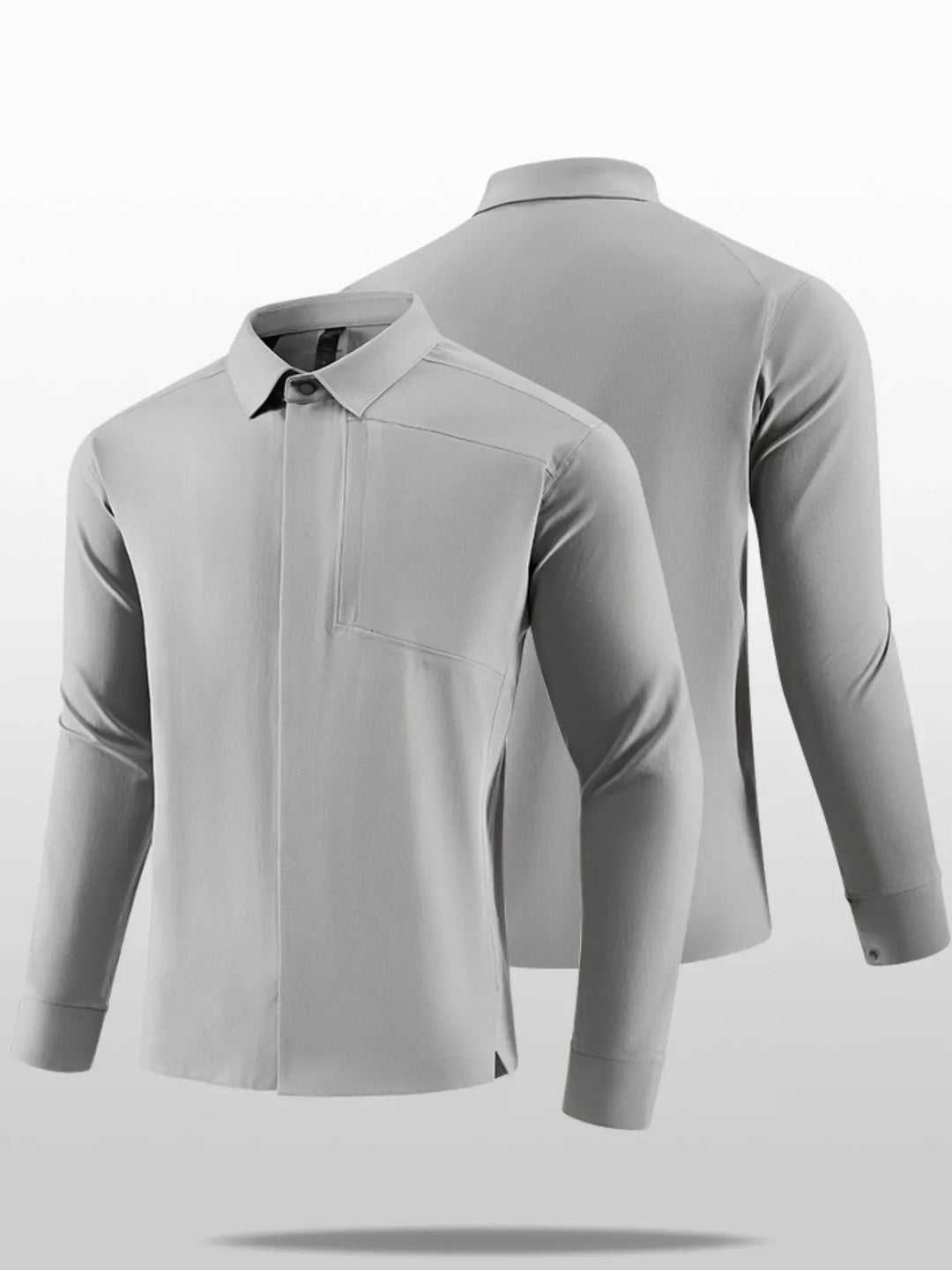 Men's Plus Size Slim Fit Long Sleeve Windbreaker Jacket