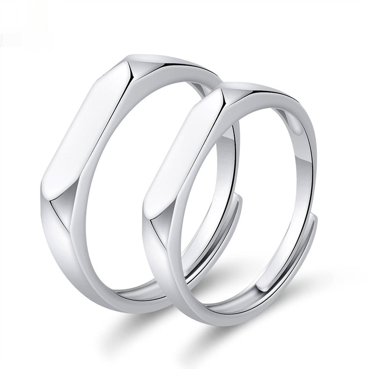 Moissanite Engagement Couple Couple Rings