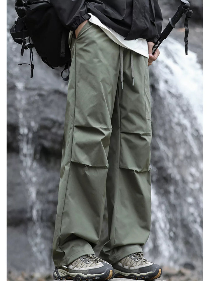 Men's Plus Size Loose Fit Multi-Pocket Cargo Pants