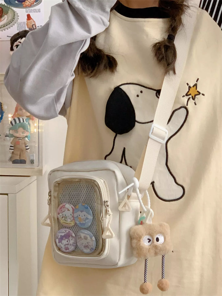 Badge Display Crossbody Bag