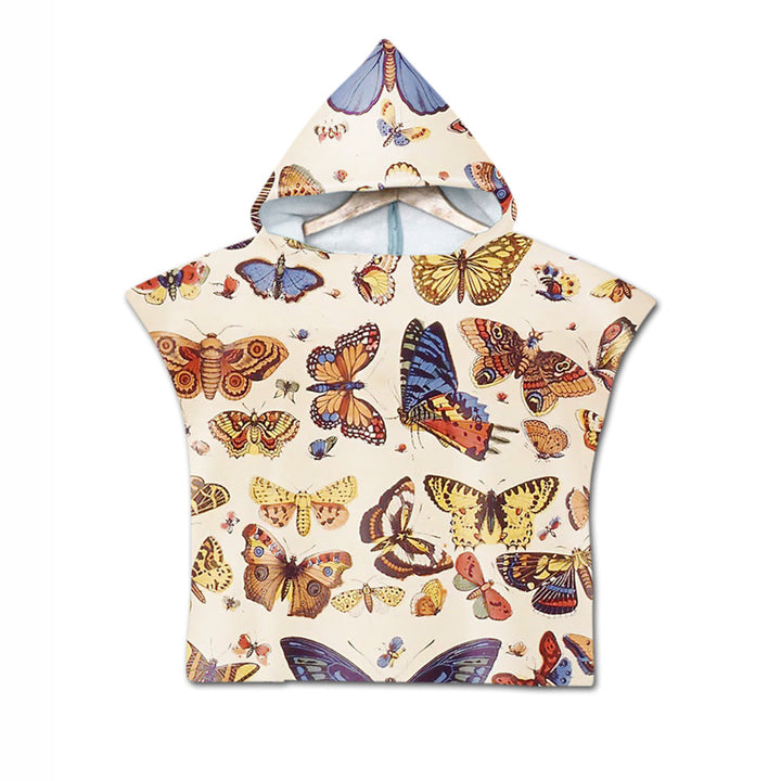 Embroidery 2-Day Delivery Embroidery Animal Digital Print Beach Towel Kids Children Hooded Bath Towel Microfiber