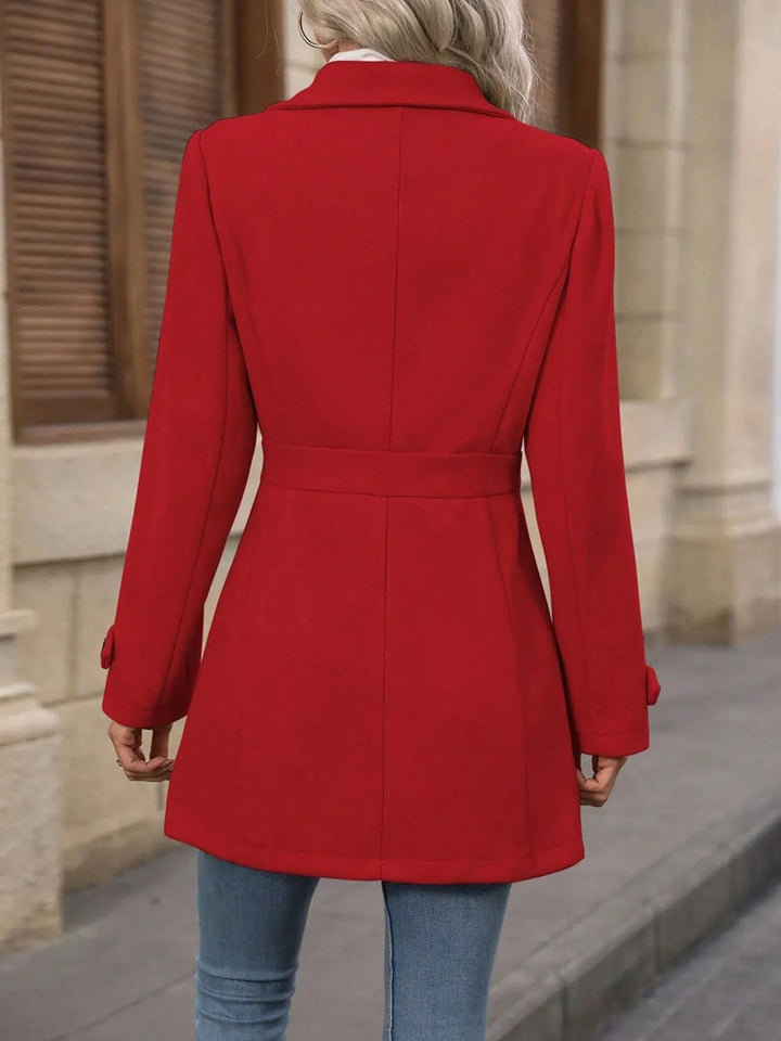 Button Up Long Sleeve Coat