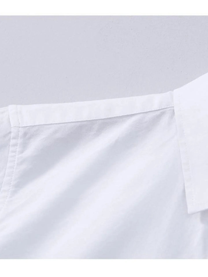 Men's Plus Size Short Sleeve Button-Up Shirt
