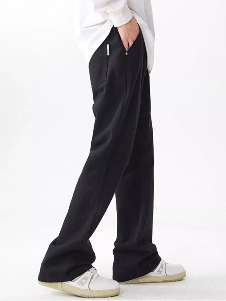 Men's Full Size Wash Wide Leg Relaxed Fit Jeans Plus Size