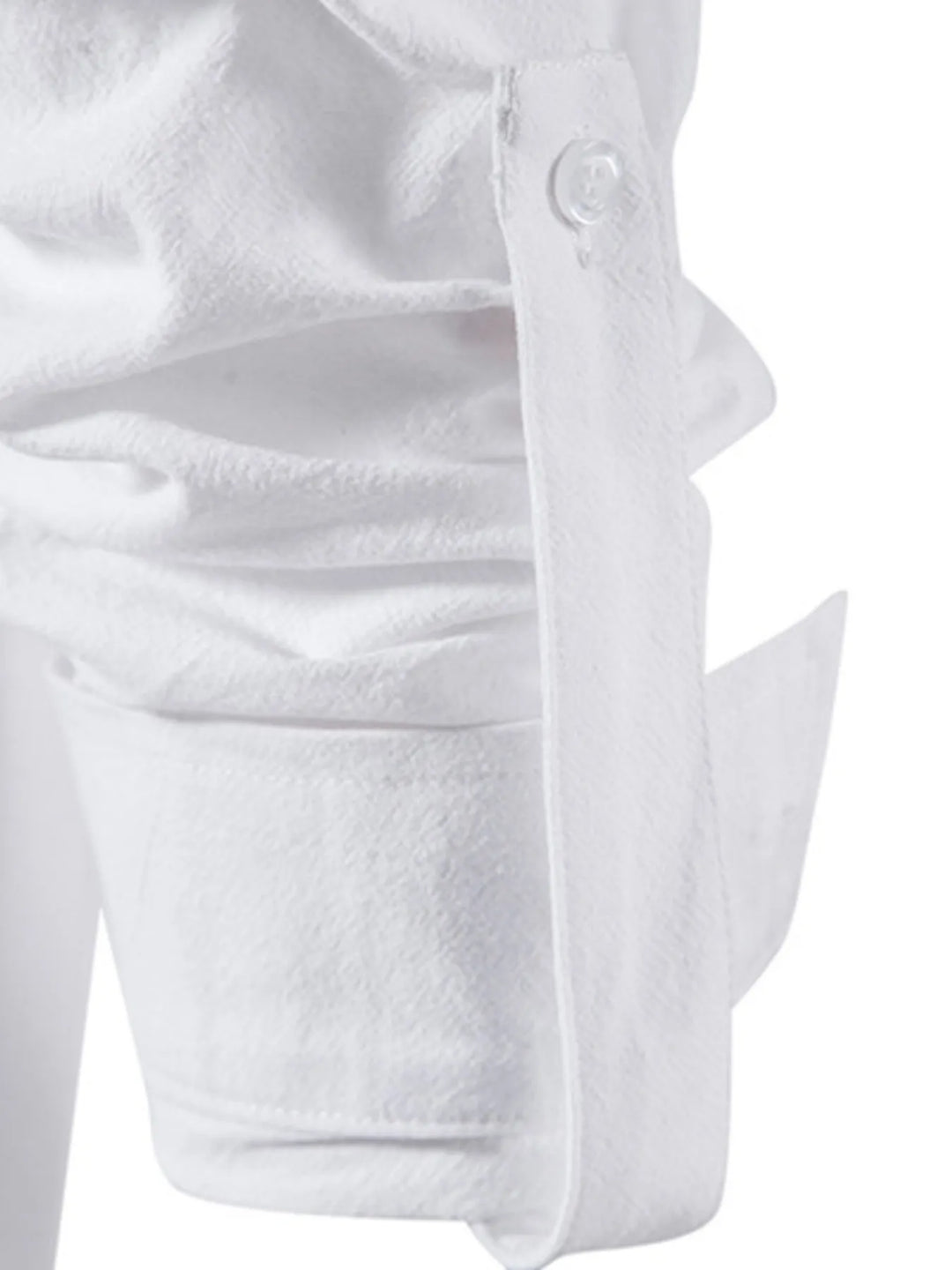 Men's Lace Up Long Sleeve Blouse