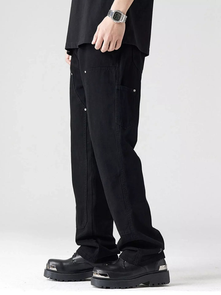 Men's Wide-Leg Relaxed Fit Jeans