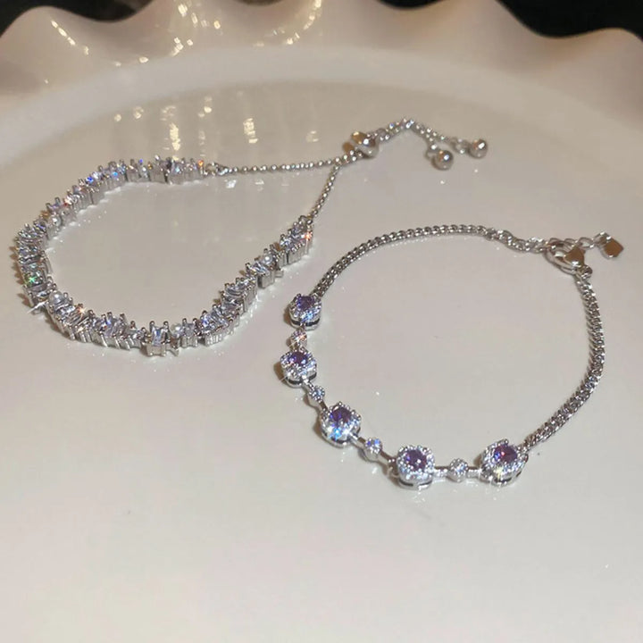 Copper Zircon Bracelet