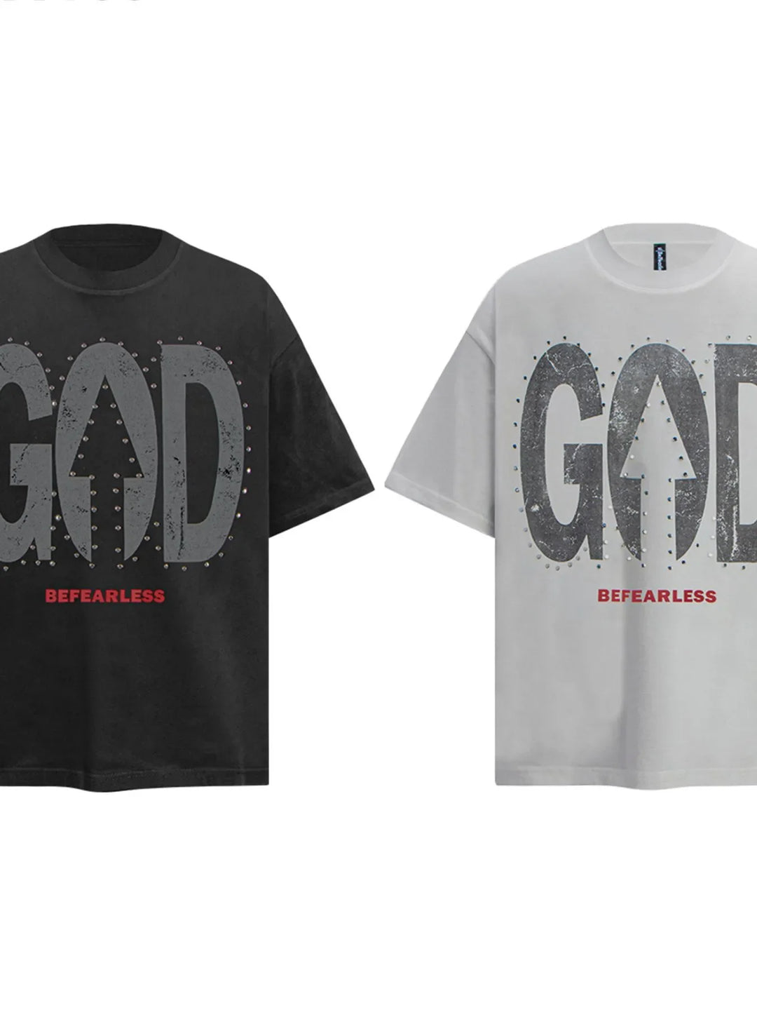 Men's Oversized Letter Graphic T-Shirt