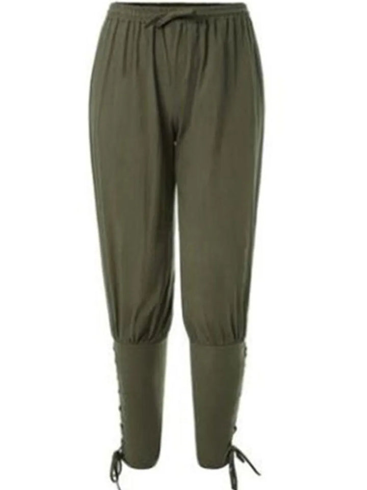 Men's Full Size Drawstring Joggers Plus Size
