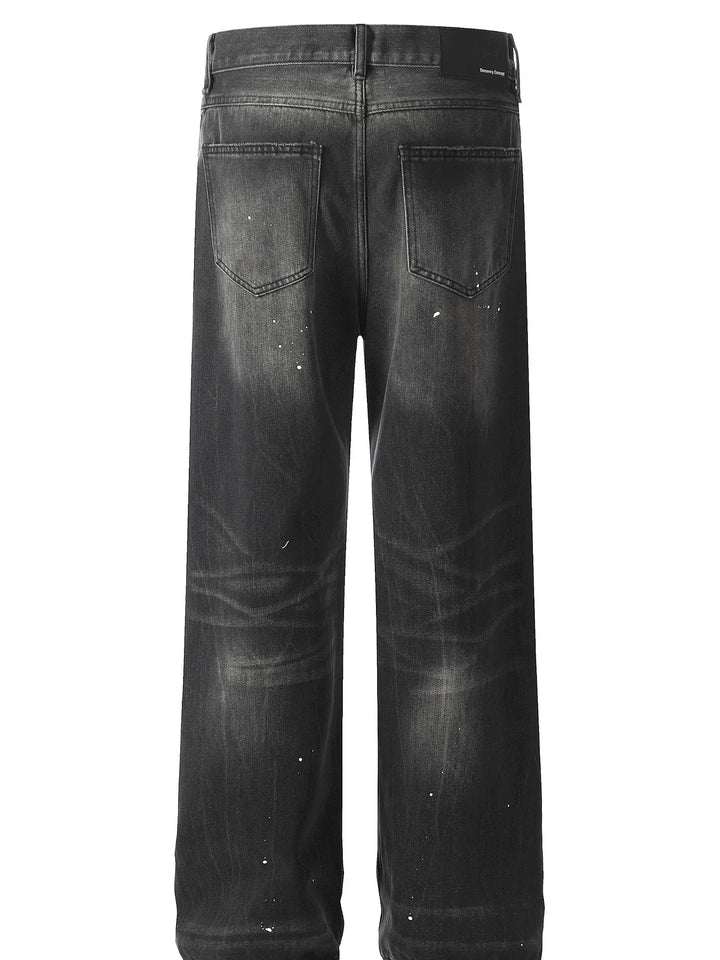 Men's Vintage Washed Relaxed Fit Jeans
