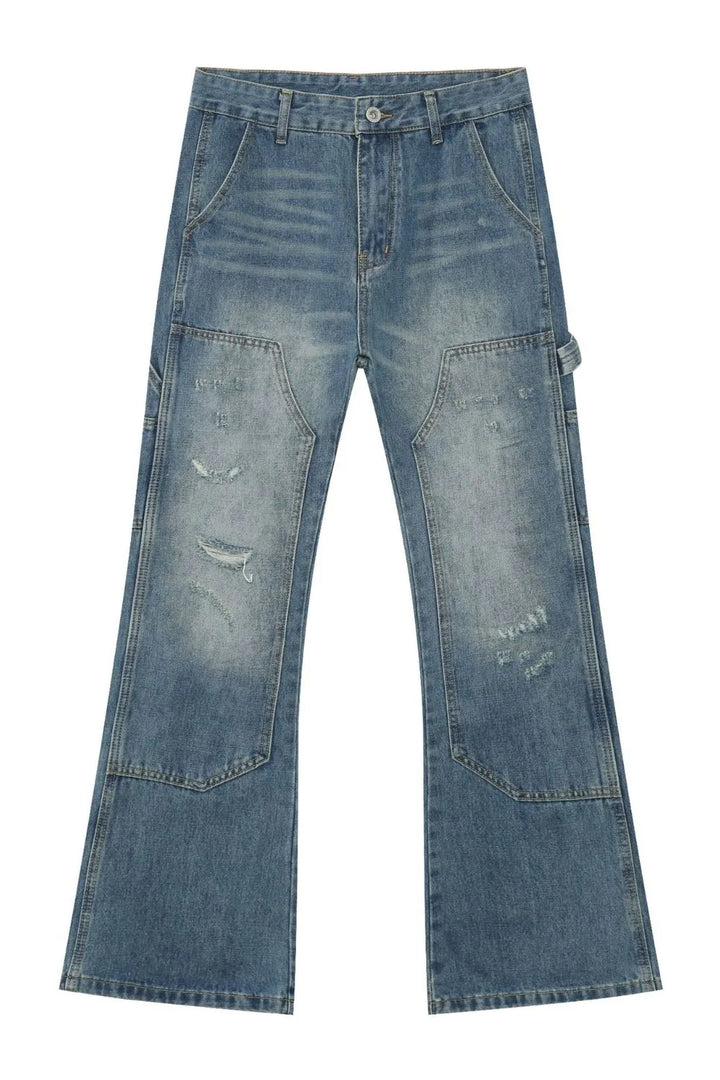 Men's Distressed Baggy Jeans