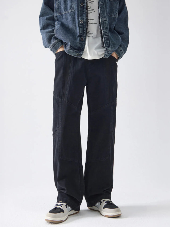 Men's Full Size Wide Leg Pants Plus Size