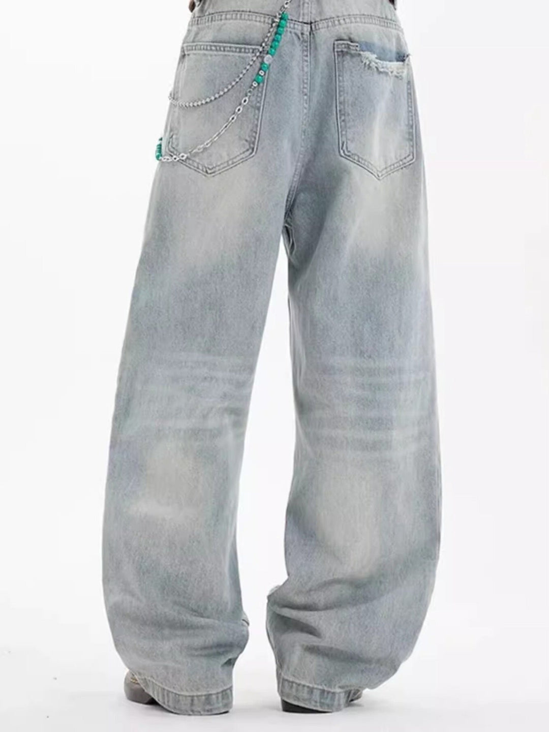 Men's Full Size Wide Leg Jeans Plus Size