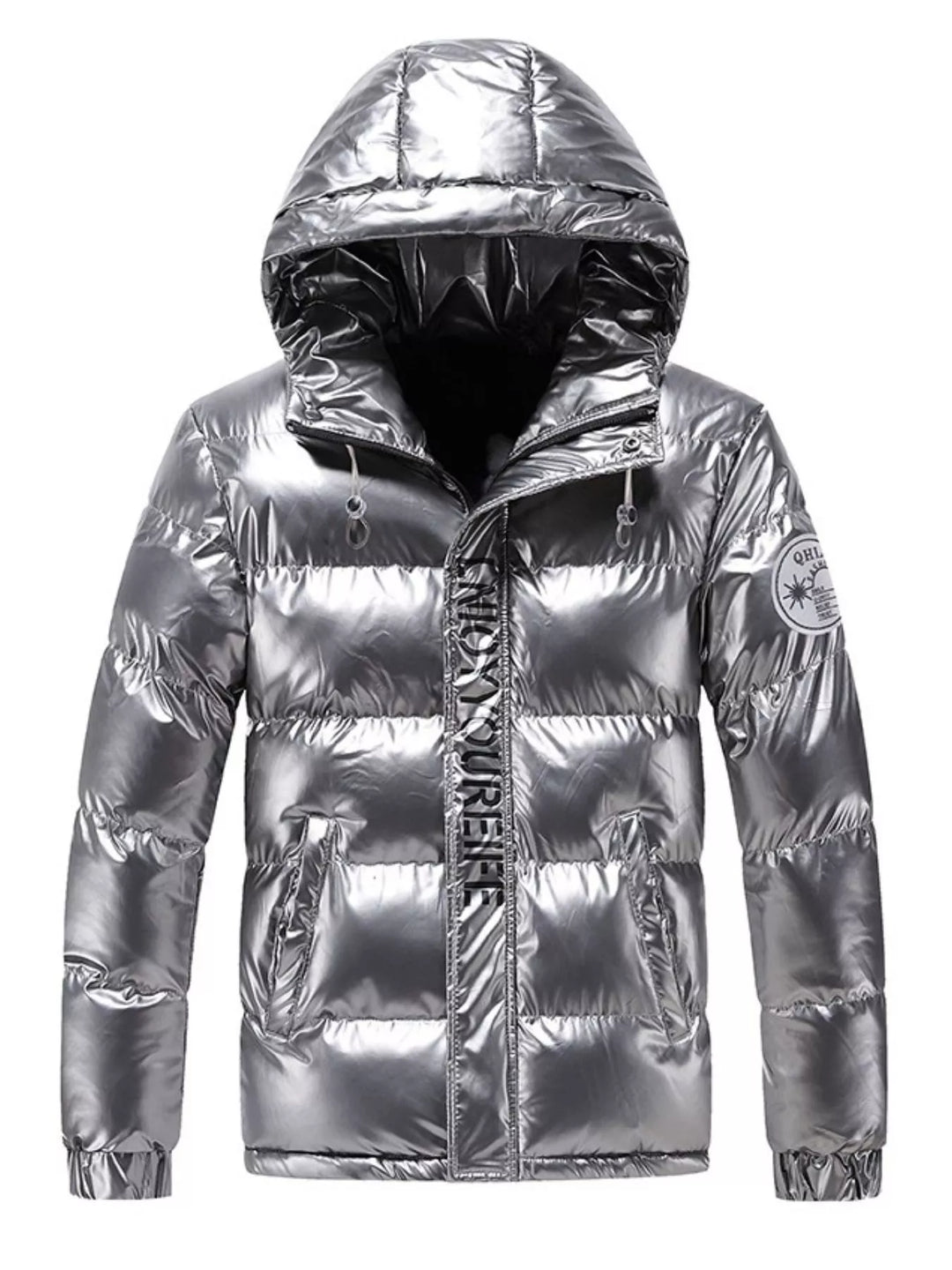 Men's Plus Size Padded Hooded Winter Coat