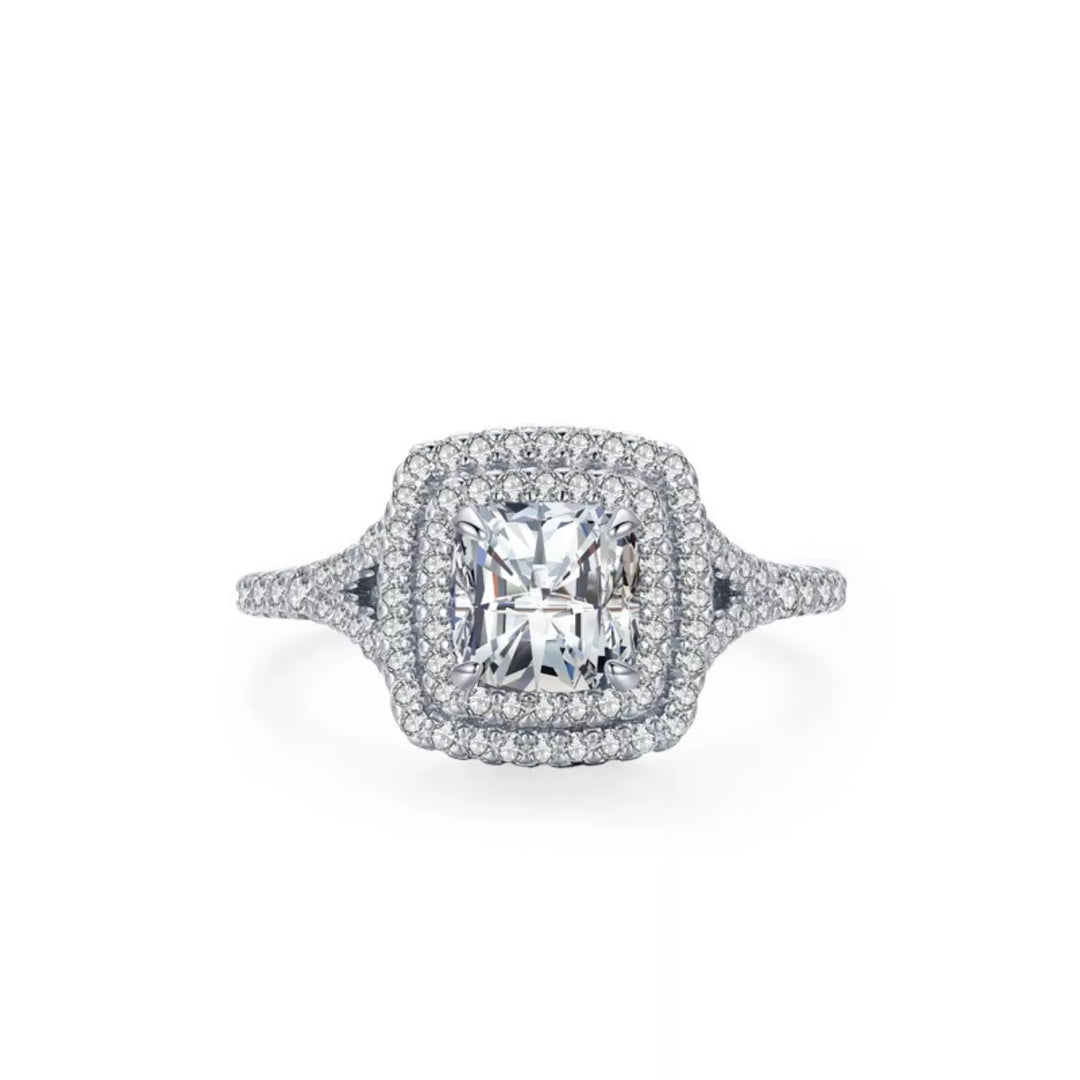 5 Carat Moissanite 925 Sterling Silver Ring