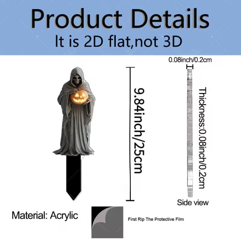 Acrylic Halloween Garden Decoration Picks