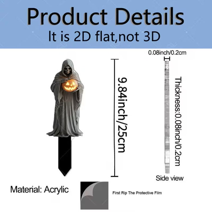 Acrylic Halloween Garden Decoration Picks