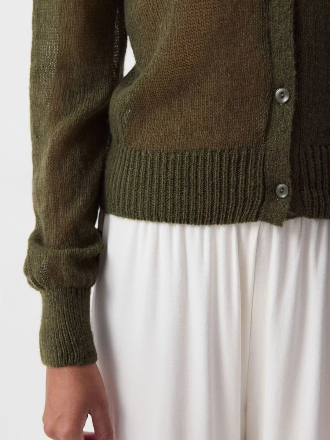 Button Up Long Sleeve Cardigan
