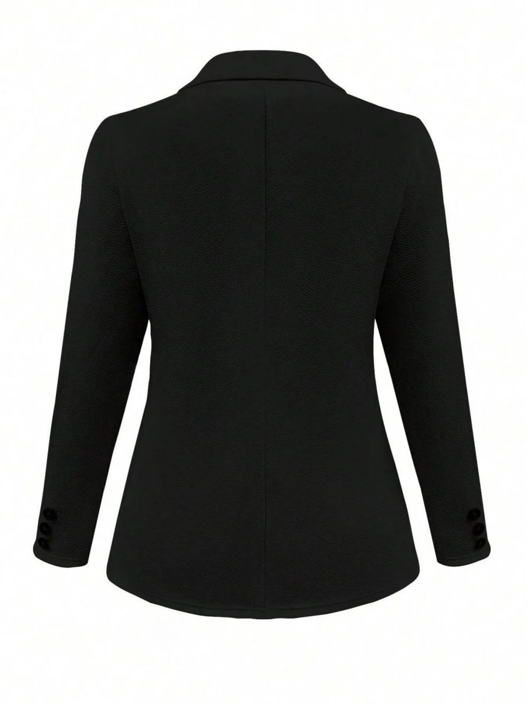 Lapel Collar Open Front Blazer