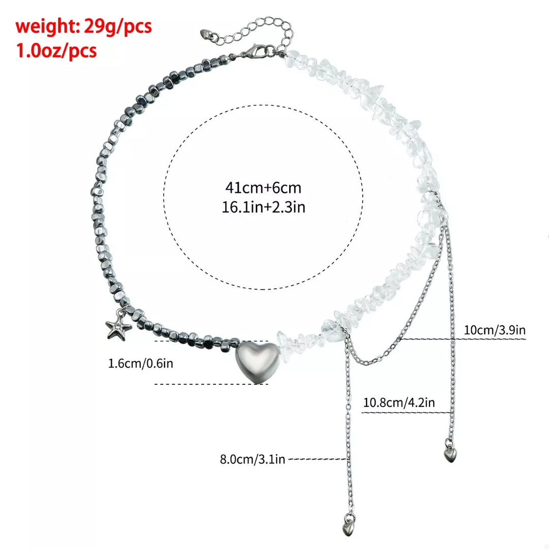 Silver-Plated Minimalist Heart Necklace
