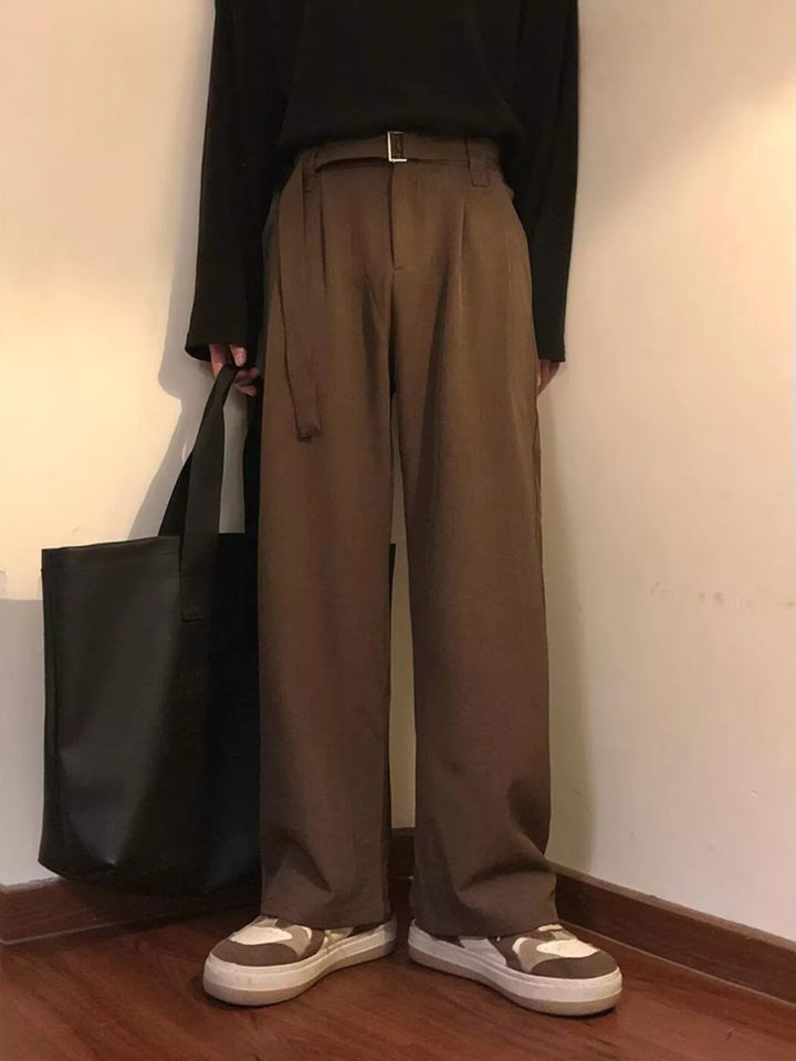 Men's Plus Size Wide Leg Pants