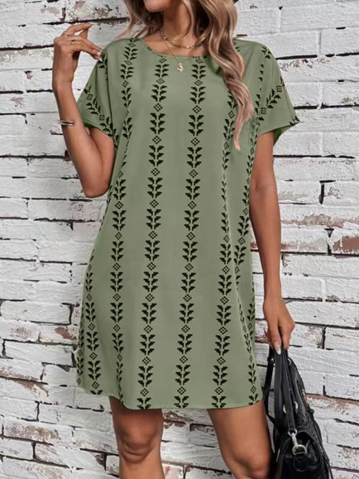 Printed Short Dress