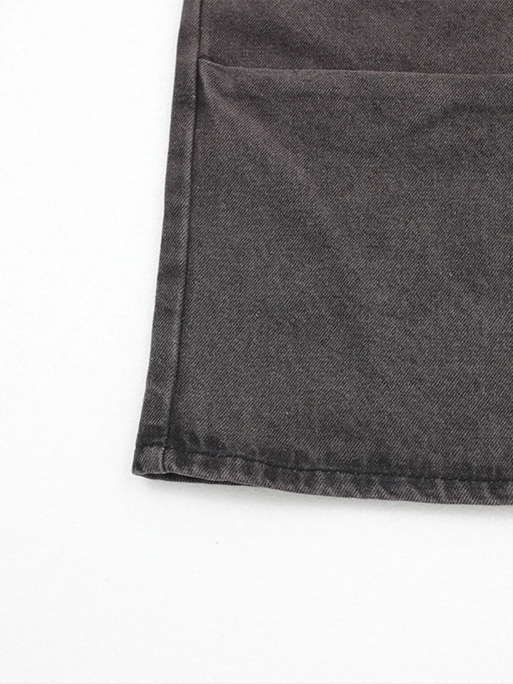 Men's Multi-Pocket Cargo Straight Jeans