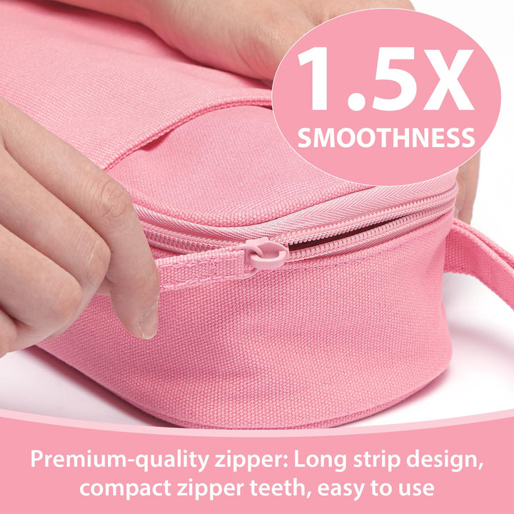 Large Pencil Case 1800ml - Heavy Duty Canvas School Supplies Organizer for Kids Students