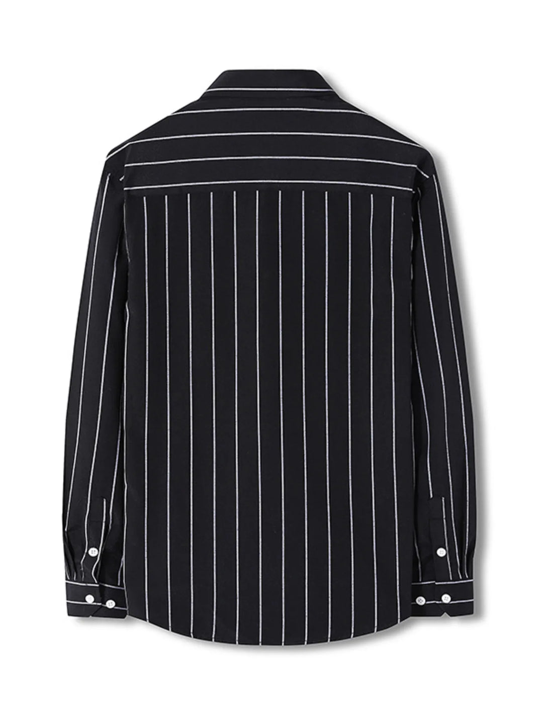 Men's Plus Size Classic Striped Long Sleeve Shirt