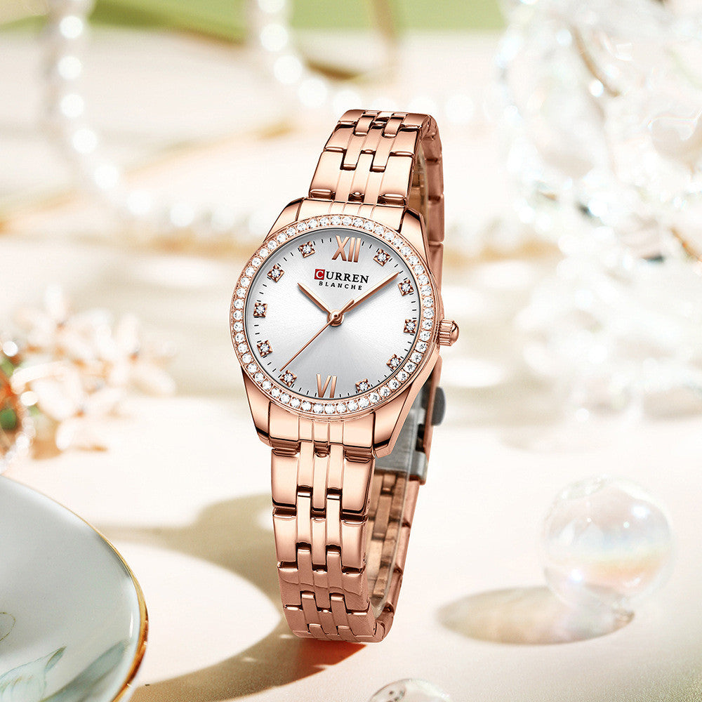 Women's Roman Numeral Waterproof Simple Watch