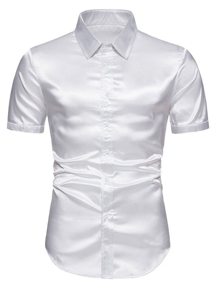 Men's Button Up Short Sleeve Shirt