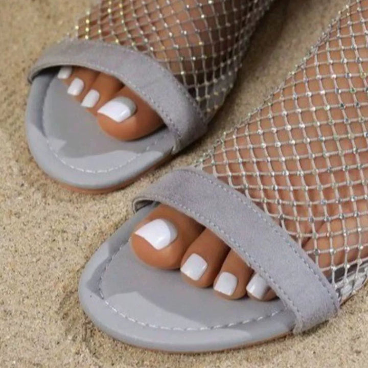 Open Toe Flats Sandals