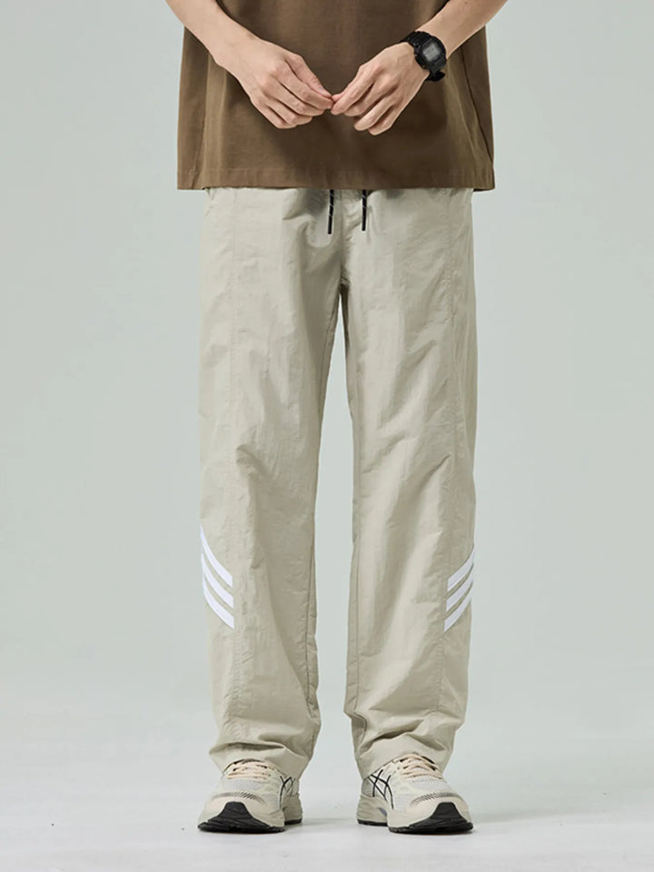 Men's Plus Size Drawstring Wide Leg Pants