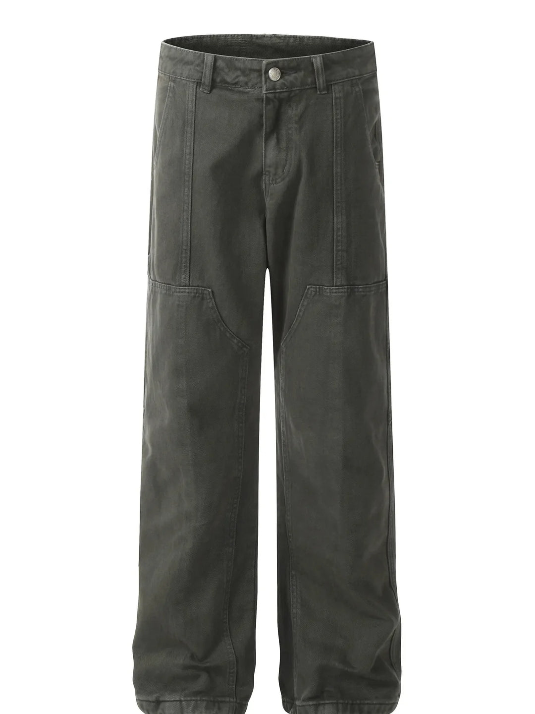 Men's Vintage Washed Wide Leg Cargo Jeans