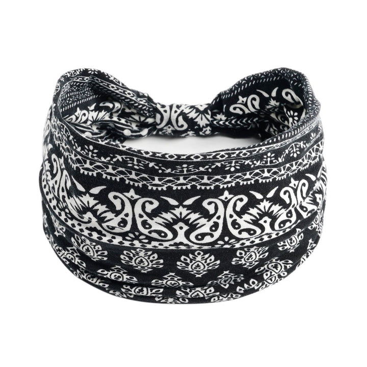 Bohemian Cashew Yoga Sports Headband Antiperspirant Absorbent Elastigirl