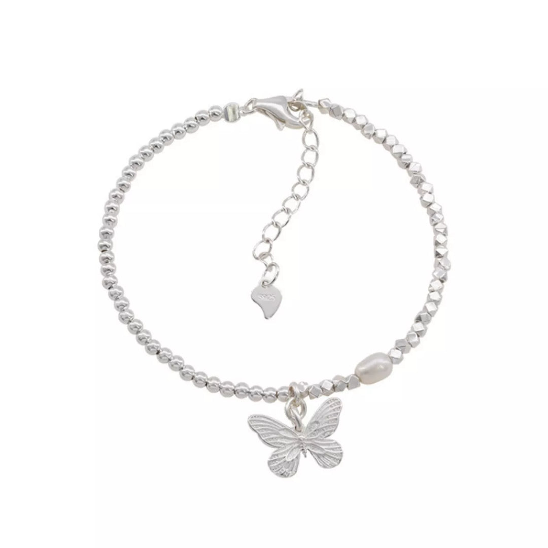 925 Sterling Silver Butterfly Bracelet