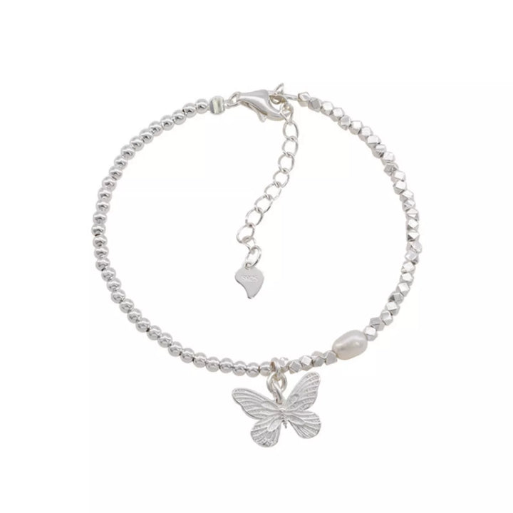 925 Sterling Silver Butterfly Bracelet