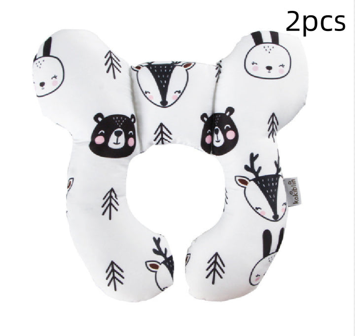 Infant Pillow  Baby Bed  U-Shaped Safety Seat  Neck Guard  Fixed Stereotyped Stroller Pillow