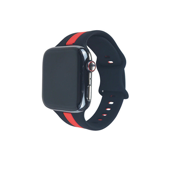 Two-tone Striped Strap Contrast Color Sports