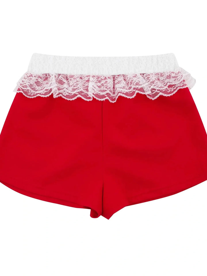 Lace Detail Shorts