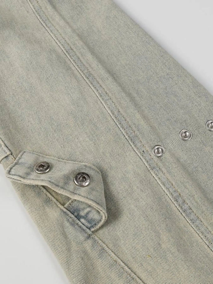 Men's High Waist Wide Leg Jeans