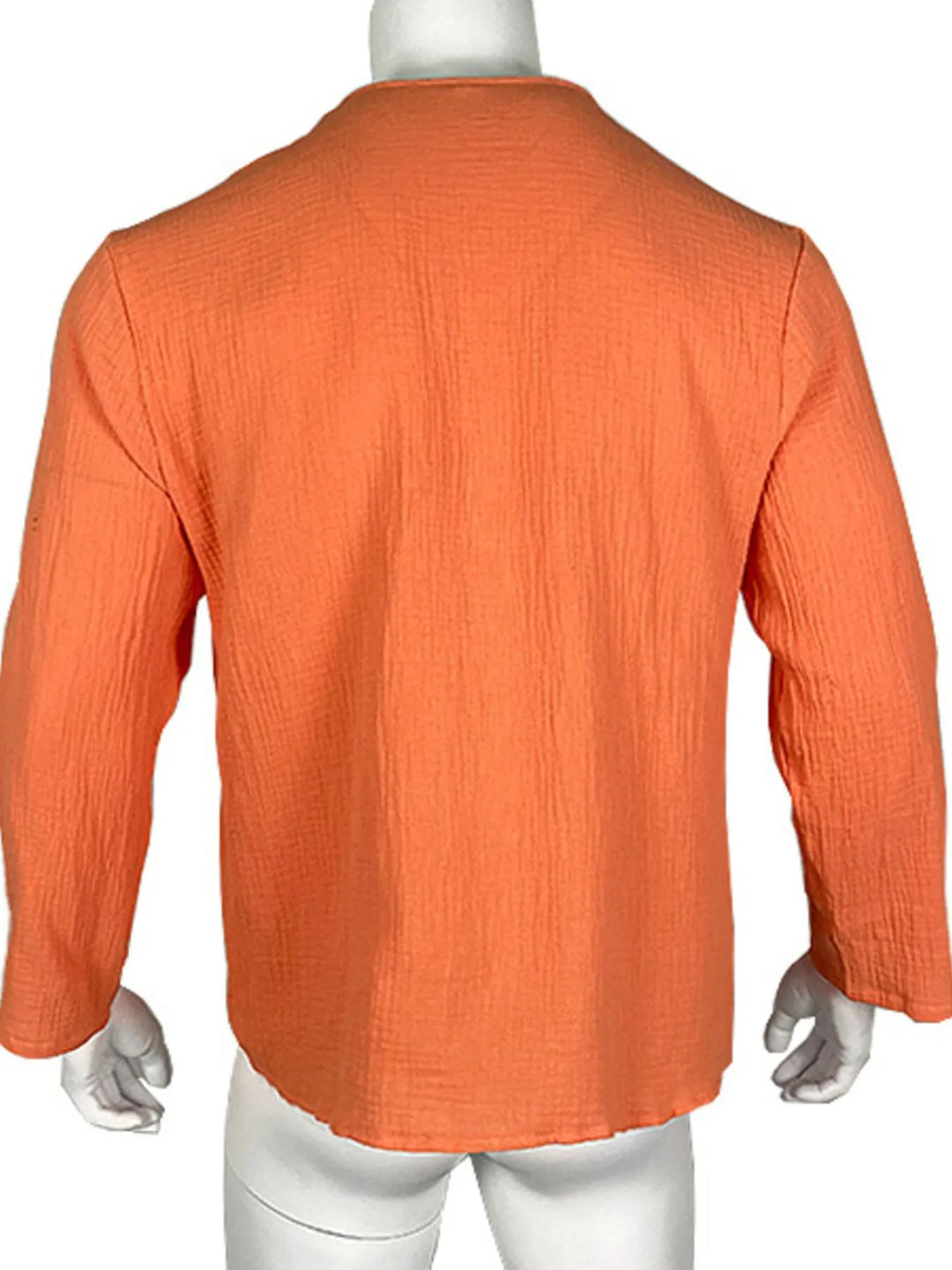 Men's Full Size Long Sleeve Casual Button-Up Shirt Plus Size