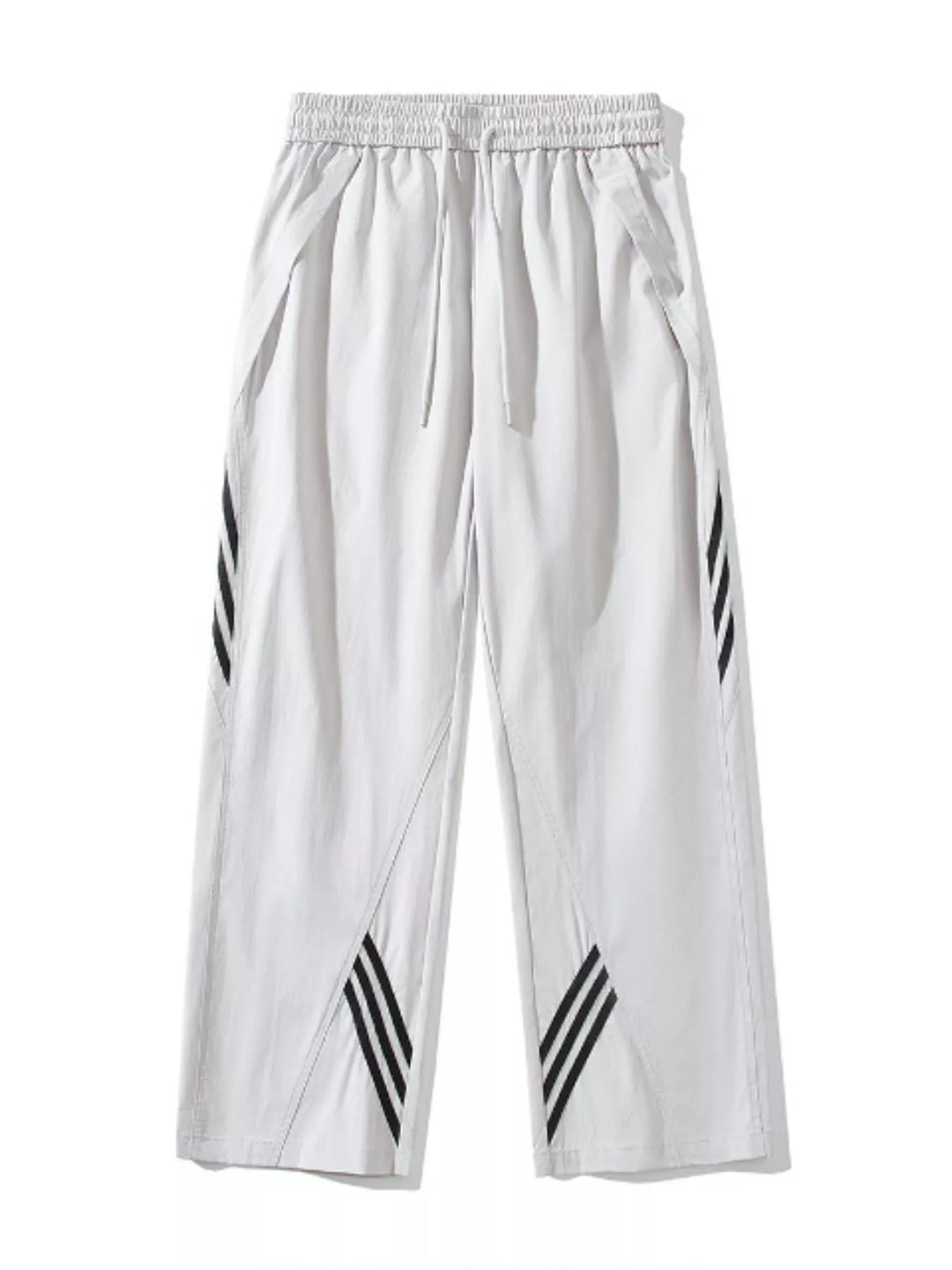 Men's Full Size Striped Wide Leg Pants Plus Size