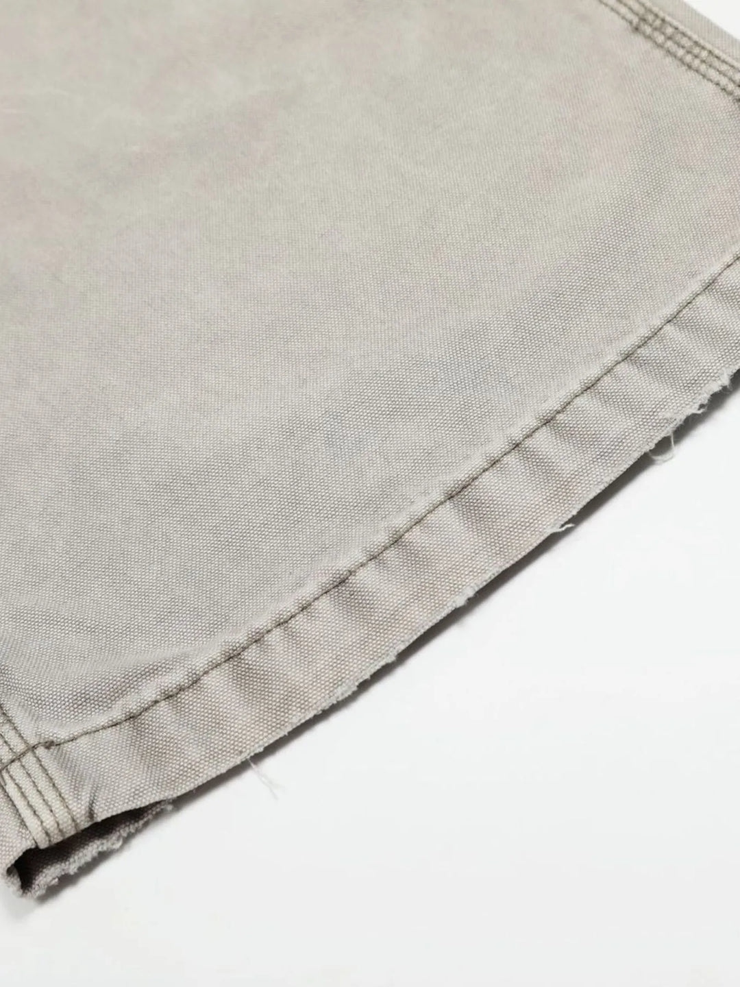 Men's Washed Wide Leg Cargo Jeans with Multiple Pockets