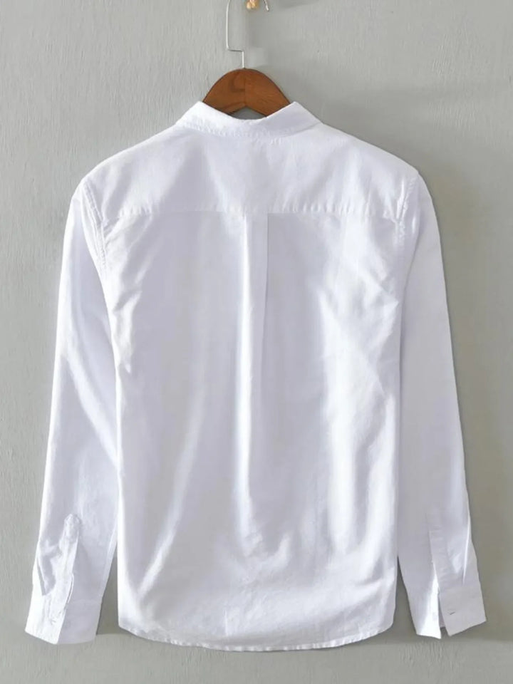 Men's Plus Size Button Up Long Sleeve Shirt